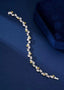 14K GOLD 2.17 CTW NATURAL YELLOW DIAMOND & DIAMOND BRACELET