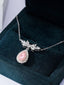 14K GOLD 1.23 CTW NATURAL PINK DIAMOND & DIAMOND NECKLACE