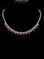 14K GOLD 5.48 CTW NATURAL RUBY & DIAMOND NECKLACE