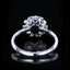 14K GOLD 1.14 CTW NATURAL SAPPHIRE & DIAMOND RING