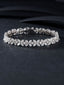 14K GOLD 8.67 CTW NATURAL H DIAMOND BRACELET