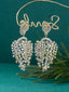 14K GOLD 5.35 CT NATURAL COLOR DIAMOND EARRINGS