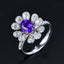 14K GOLD 2.53 CTW NATURAL SAPPHIRE & DIAMOND RING/PENDANT