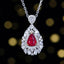 14K GOLD 1.93 CTW NATURAL RUBY & DIAMOND RING/PENDANT