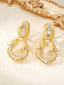 14K GOLD 1.79 CT NATURAL COLOR DIAMOND EARRINGS