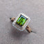 14K GOLD 1.76 CTW NATURAL TOURMALINE & DIAMOND RING