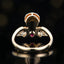 14K GOLD 0.70 CTW NATURAL RUBY & DIAMOND RING