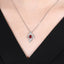 14K GOLD 0.99 CTW NATURAL RUBY & DIAMOND PENDANT