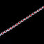 14K GOLD 3.65 CTW NATURAL RUBY & DIAMOND BRACELET