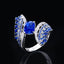 14K GOLD 2.15 CTW NATURAL SAPPHIRE & DIAMOND RING