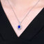 14K GOLD 2.10 CTW NATURAL SAPPHIRE & DIAMOND PENDANT