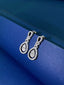 14K GOLD 1.78 CTW NATURAL H DIAMOND EARRINGS