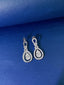 14K GOLD 1.78 CTW NATURAL H DIAMOND EARRINGS