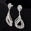 14K GOLD 2.70 CTW NATURAL H DIAMOND EARRINGS