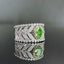 14K GOLD 1.72 CTW NATURAL GREEN DIAMOND & DIAMOND RING