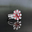 14K GOLD 1.4 CTW NATURAL RUBY & DIAMOND RING/PENDANT( WITHOUT CHAIN )
