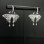 14K GOLD 1.38 CT NATURAL H DIAMOND & BUTTERFLY EARRINGS
