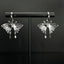 14K GOLD 1.38 CT NATURAL H DIAMOND & BUTTERFLY EARRINGS