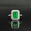14K GOLD 2.62 CTW NATURAL EMERALD & DIAMOND RING