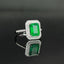 14K GOLD 2.62 CTW NATURAL EMERALD & DIAMOND RING