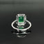 14K GOLD 2.62 CTW NATURAL EMERALD & DIAMOND RING