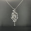 14K GOLD 1.01 CTW NATURAL EMERALD & DIAMOND PENDANT( WITHOUT CHAIN )