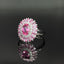 14K GOLD 1.35 CTW NATURAL PADPARADSCHA SAPPHIRE & DIAMOND RING