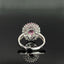 14K GOLD 1.35 CTW NATURAL PADPARADSCHA SAPPHIRE & DIAMOND RING