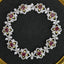 14K GOLD 8.84 CTW NATURAL RUBY & DIAMOND BRACELET