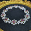 14K GOLD 8.84 CTW NATURAL RUBY & DIAMOND BRACELET