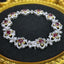 14K GOLD 8.84 CTW NATURAL RUBY & DIAMOND BRACELET