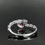 14K GOLD 0.47 CTW NATURAL RUBY & DIAMOND & SNAKE RING