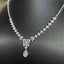 14K GOLD 3.82 CT NATURAL H DIAMOND NECKLACE