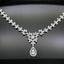 14K GOLD 3.82 CT NATURAL H DIAMOND NECKLACE