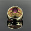 14K GOLD 4.5 CTW NATURAL RUBY & DIAMOND RING