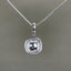 14K GOLD 2.33 CTW NATURAL SAPPHIRE & DIAMOND PENDANT( WITHOUT CHAIN )
