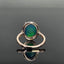 14K GOLD 3.7 CTW NATURAL OPAL & DIAMOND RING
