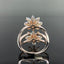 14K GOLD 1.0 CTW NATURAL OPAL & DIAMOND RING