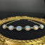 14K GOLD 2.86 CTW NATURAL OPAL & DIAMOND BRACELET