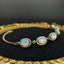 14K GOLD 2.86 CTW NATURAL OPAL & DIAMOND BRACELET