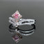 14K GOLD 0.41 CTW NATURAL PINK DIAMOND & DIAMOND RING