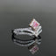 14K GOLD 0.41 CTW NATURAL PINK DIAMOND & DIAMOND RING