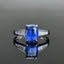 14K GOLD 2.62 CTW NATURAL SAPPHIRE & DIAMOND RING