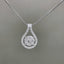 14K GOLD 0.52 CT NATURAL H DIAMOND PENDANT( WITHOUT CHAIN )