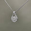 14K GOLD 0.52 CT NATURAL H DIAMOND PENDANT( WITHOUT CHAIN )