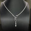 14K GOLD 1.48 CT NATURAL H DIAMOND NECKLACE