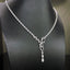 14K GOLD 1.48 CT NATURAL H DIAMOND NECKLACE