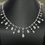 14K GOLD 2.72 CT NATURAL H DIAMOND NECKLACE