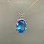 14K GOLD 23.43 CTW NATURAL TOPAZ & DIAMOND PENDANT( WITHOUT CHAIN )