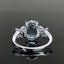 14K GOLD 3.38 CTW NATURAL AQUAMARINE & DIAMOND RING
